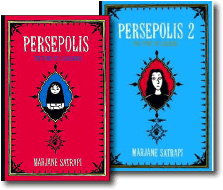 Book covers for Persepolis 1 and 2