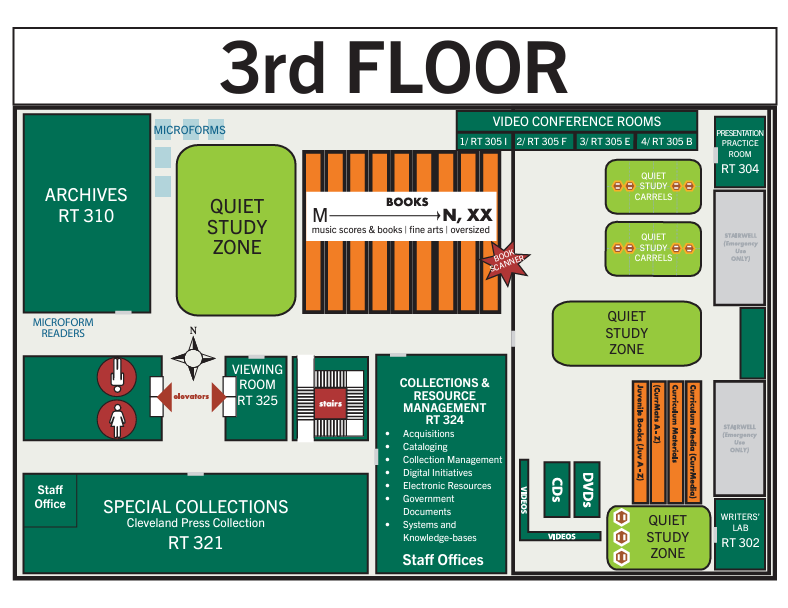 Floorplan for 3rd floor